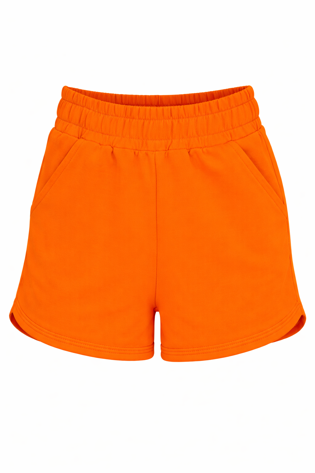 Jobka Kids Kız %100 Pamuk Turuncu Şort