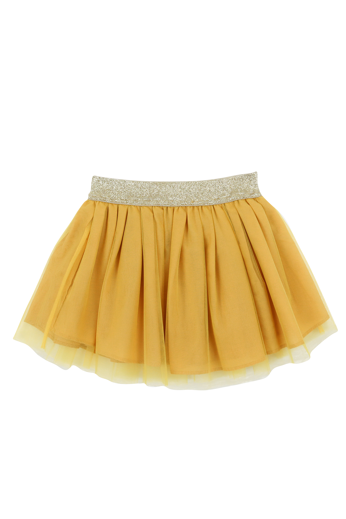 Jobka Kids Kız Çocuk Sarı Tül Etek