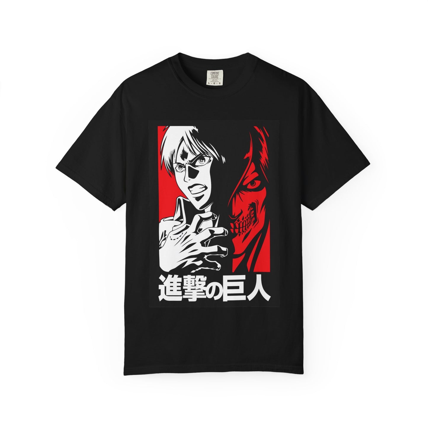 Attack on Titan Graphic T-Shirt — Eren & Titan Anime Poster Design