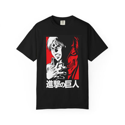 Attack on Titan Graphic T-Shirt — Eren & Titan Anime Poster Design