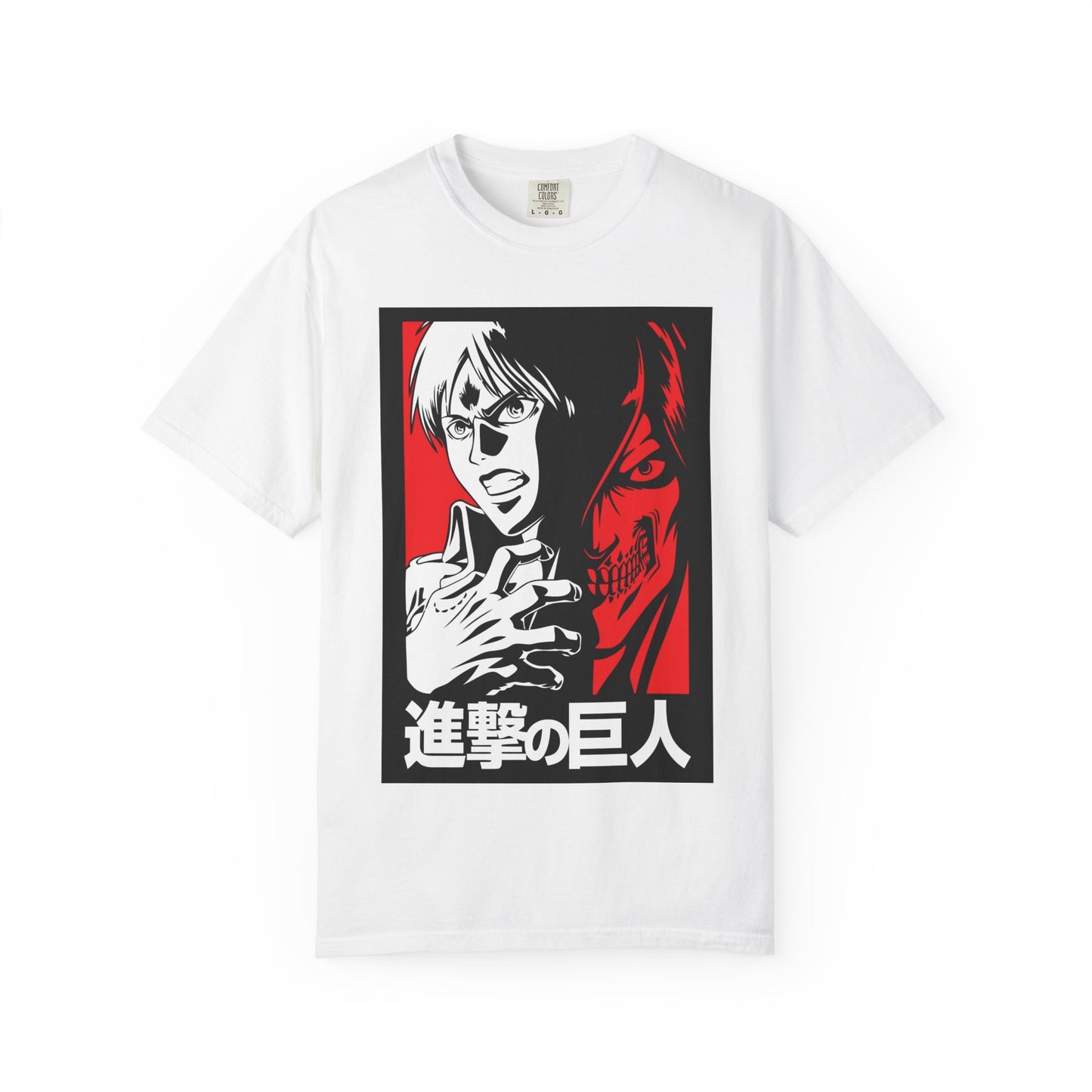 Attack on Titan Graphic T-Shirt — Eren & Titan Anime Poster Design