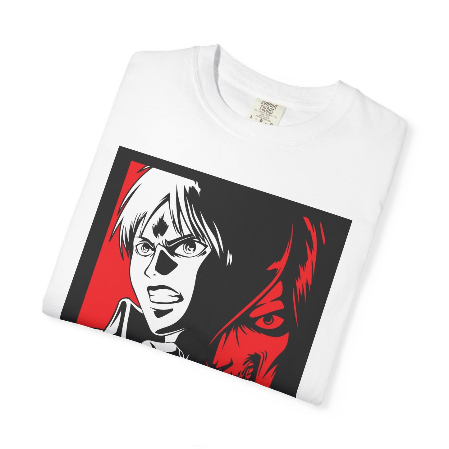Attack on Titan Graphic T-Shirt — Eren & Titan Anime Poster Design
