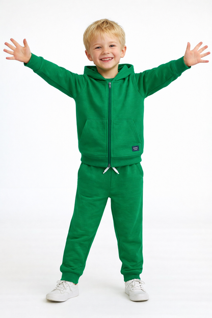 Jobka Kids Erkek %100 Pamuk Benetton Rengi Eşofman Takımı