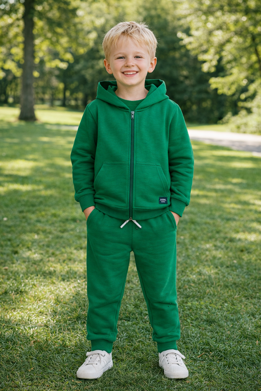 Jobka Kids Erkek %100 Pamuk Benetton Rengi Eşofman Takımı