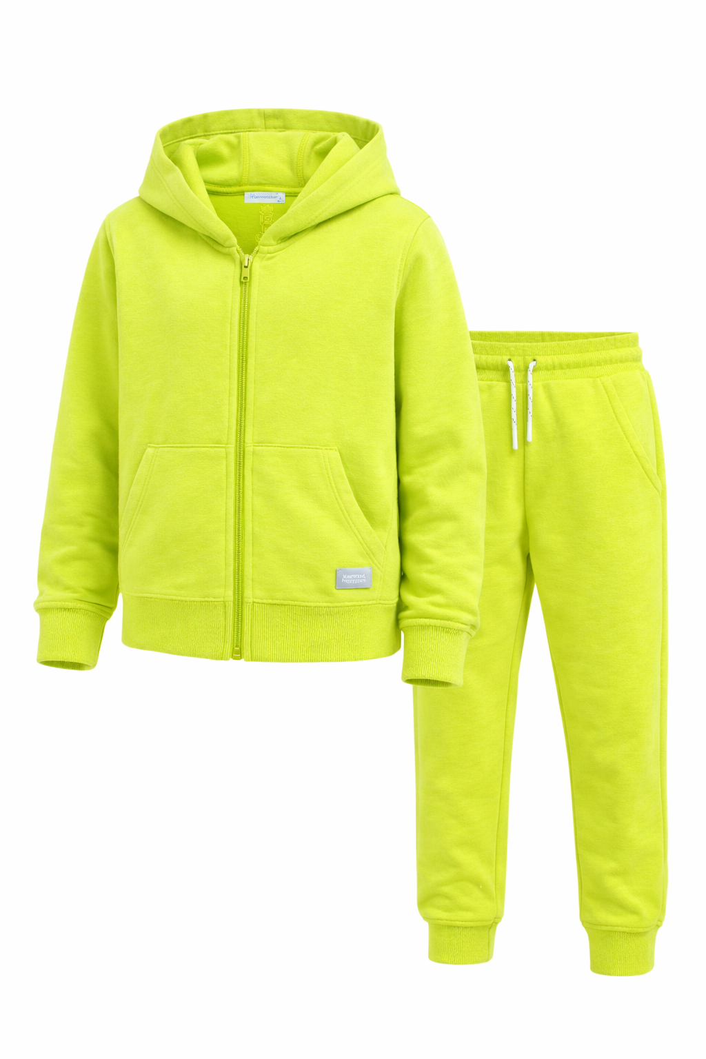 Jobka Kids Kız %100 Pamuk Fıstık Yeşili Rengi Eşofman Takımı