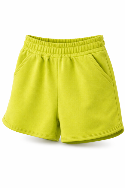 Jobka Kids Kız %100 Pamuk Fıstık Yeşili Şort