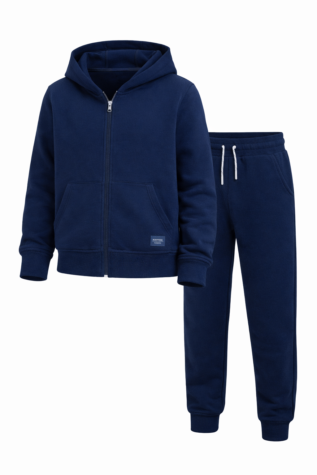 Jobka Kids Kız %100 Pamuk Lacivert Rengi Eşofman Takımı