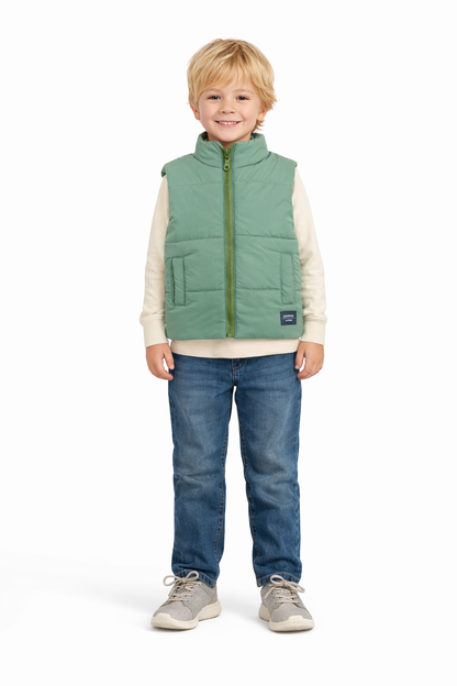 Jobka Kids Erkek Mint Yeşili Renk Şişme Yelek
