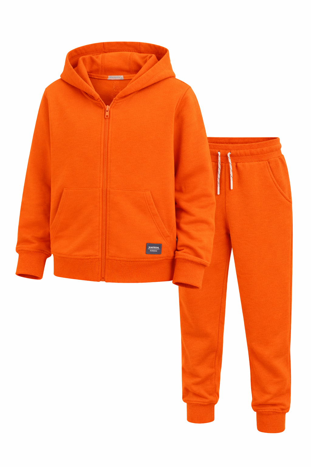 Jobka Kids Kız %100 Pamuk Sarı Rengi Eşofman Takımı